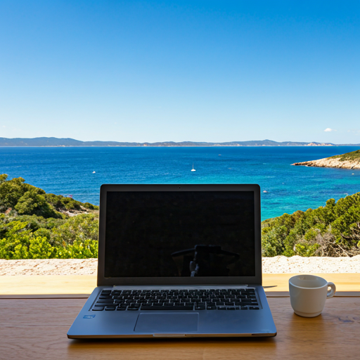 Terrazzo con vista mare