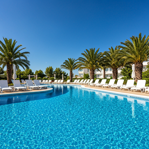 Piscina con vista Mediterraneo